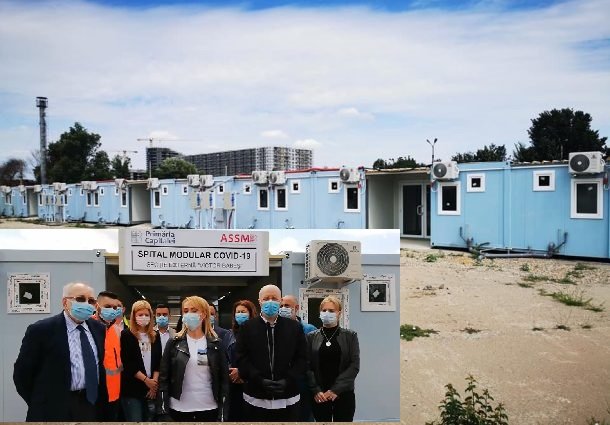 Spitalul modular inaugurat de Firea acum doua luni este in paragina. Imagini deplorabile