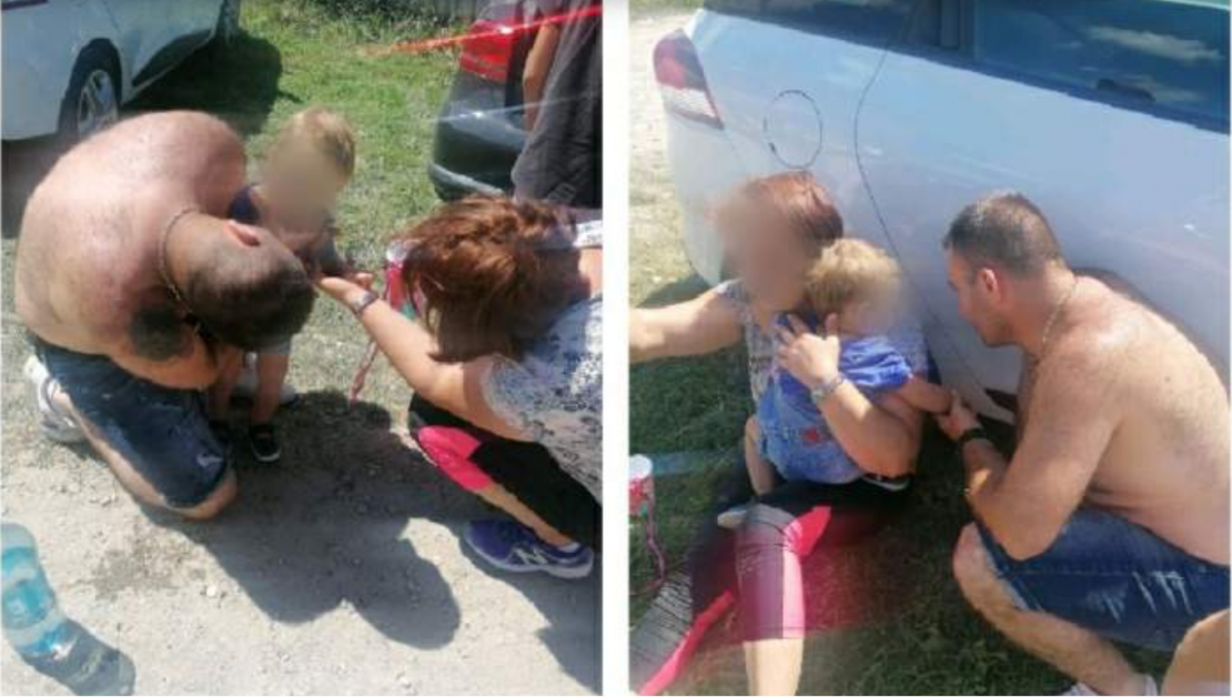 Un jandarm aflat la picnic cu familia, înger salvator pentru o fetiță de un an și șapte luni