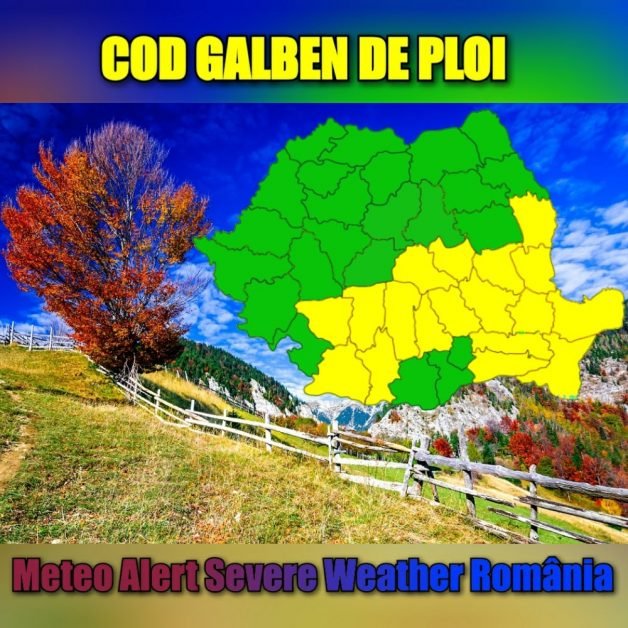 ALERTĂ METEOROLOGICĂ! INFORMAȚII DE ULTIMĂ ORĂ!