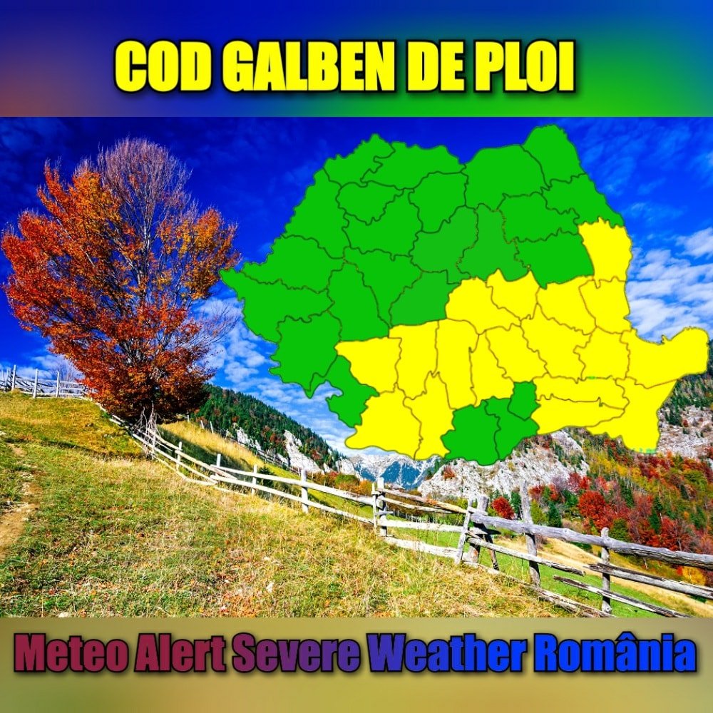 ALERTĂ METEOROLOGICĂ! INFORMAȚII DE ULTIMĂ ORĂ!