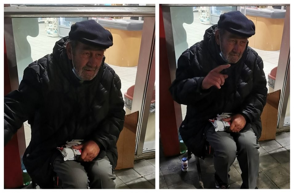 POVESTEA TRISTĂ A UNUI CERȘETOR DIN BUCUREȘTI, CARE NU ȘTIA CĂ SUNTEM ÎN 2020. LA 61 DE ANI ÎȘI DUCE TRAIUL PE STRADĂ, DUPĂ CE A FOST ABANDONAT DE COPII