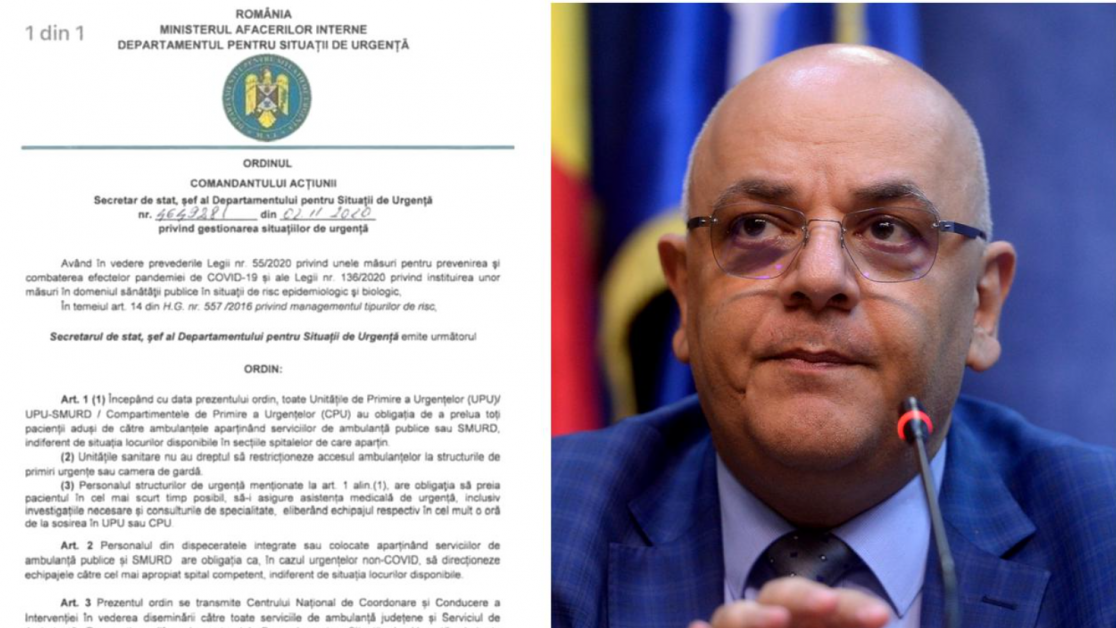 DOCUMENT care arată cât de gravă e situația: Arafat ordonă spitalelor să nu mai refuze pacienții aduși cu ambulanțele, chiar dacă nu mai au locuri
