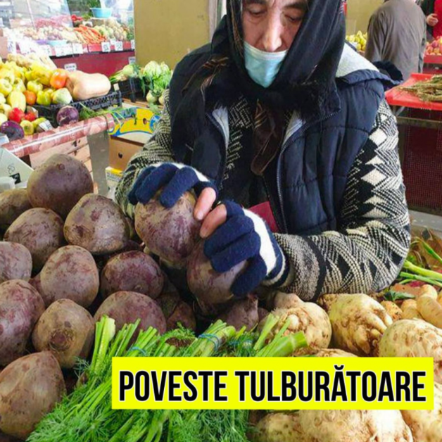 POVESTEA IMPRESIONANTĂ A UNEI BĂTRÂNE nevoita să îndure frigul de afară pentru a mai apuca să își vândă produsele. „Ies la soare ca să mă încălzesc”