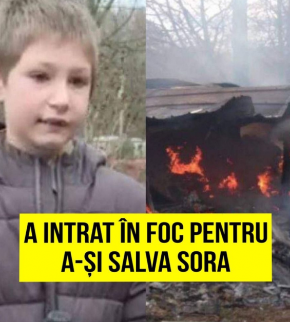 Un MARE RESPECT! Erou la doar 7 anișori. A intrat în foc pentru a-și salva sora