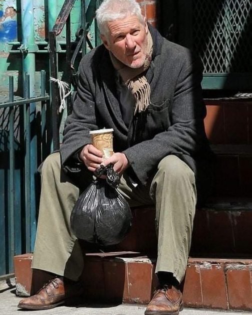 Richard Gere: “Deghizat în om al străzii, fara adapost, în New York City, nimeni nu m-a observat…