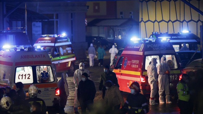 Primele imagini cu pavilionul ars de la Matei Balș și cu pacienții transferați în urma incendiului. Patru persoane au murit