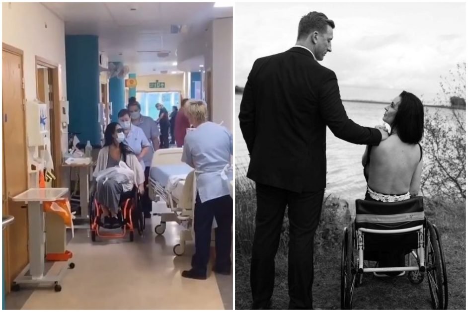 Mamă cu patru copii, părăsită de soț pe un pat de spital, la 5 zile după ce a rămas paralizată