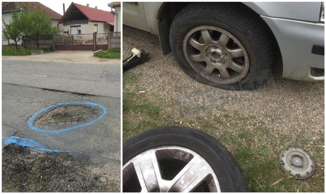 Primarie obligata de instanta sa plateasca 9000 de lei, dupa ce un sofer a lovit o groapa in asfalt