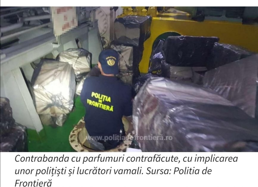 Polițiști și vameși români implicați în contrabandă cu parfumuri de peste 25 de milioane de euro