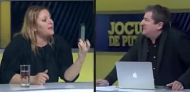 VIDEO Scandal la TV intre Sosoaca si Cartianu: Sunteti o nesimtita ordinara!