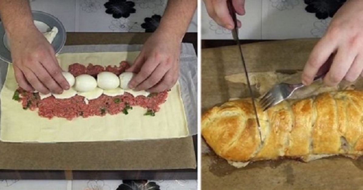 RULADA DELICIOASĂ CU CARNE ȘI OUĂ. VA FACE FURORI DE PAȘTE.