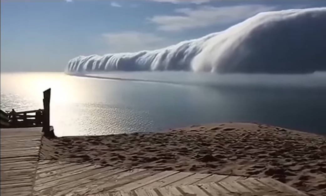 Fenomen meteorologic rar observat. Norii „Bună dimineața Gloria”. VIDEO