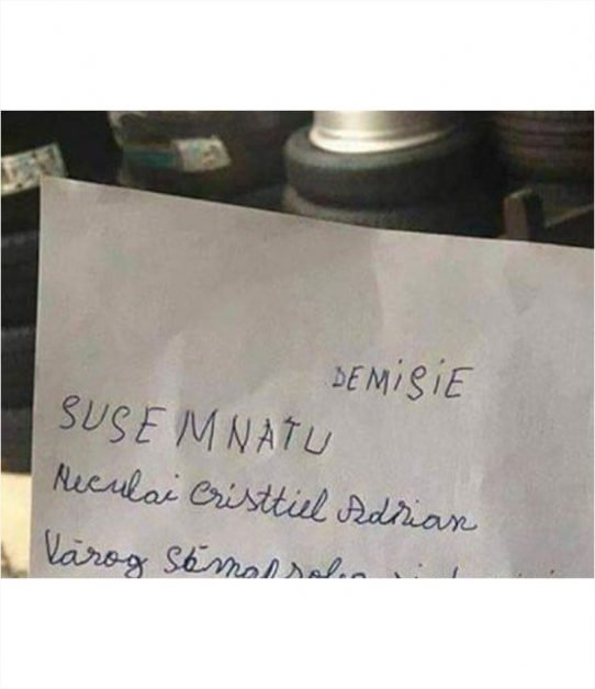 Cererea de demisie a unui tânăr din Iași a devenit virală
