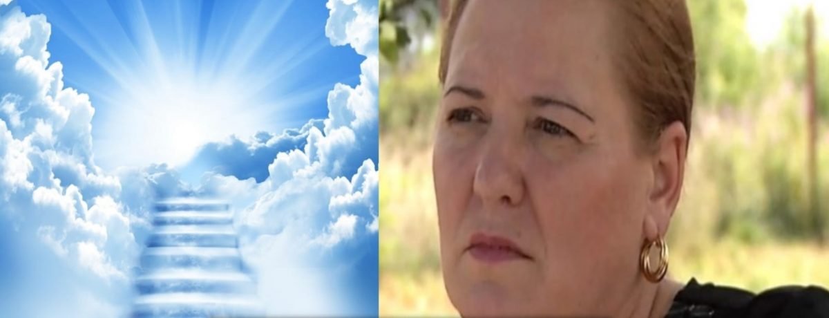 Ea este femeia care s-a întors din morți. Elena spune că a văzut Raiul de mână cu Maica Domnului
