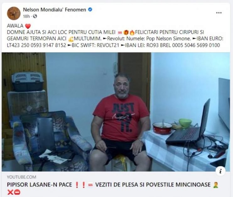 Până unde merge prosteala și tupeul! Interlopul Nelson Mondialu își face casă pe donații de la fani: A apărut o nouă specie de interlop, interlopul cerșetor!