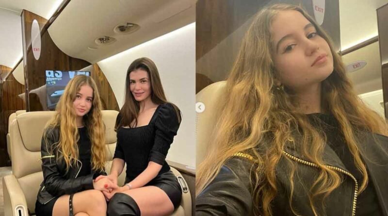 Monica Gabor si fiica ei, ca doua dive, intr-un avion privat. Cum a reactionat Irinel Columbeanu