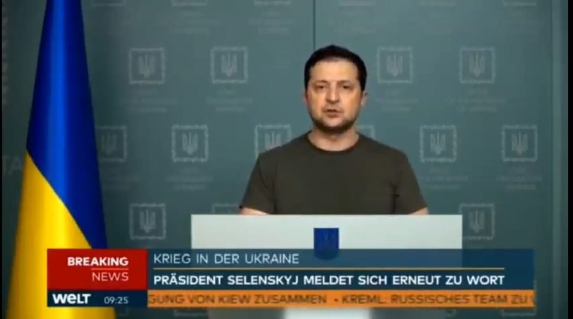 Video. Moment moționant: Translatorul postului german Welt a izbucnit în lacrimi în timp ce transmitea discursul președintelui Zelinski