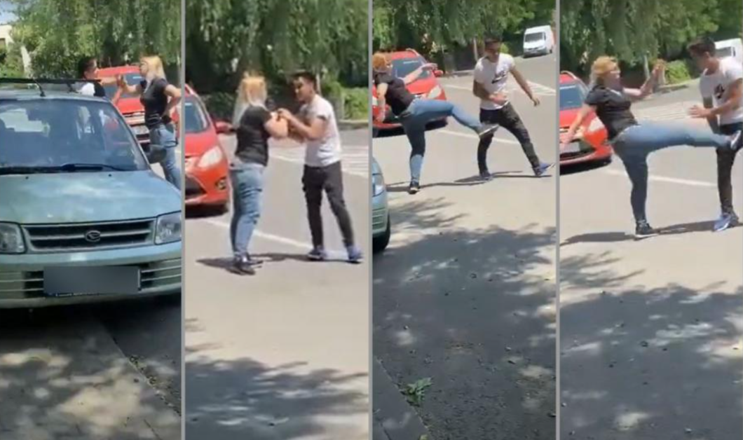 „Marş îi spui lui mă-ta!” Adolescent bătut pe stradă de o şoferiţă de 40 de ani, după ce a traversat strada ilegal, în Focşani