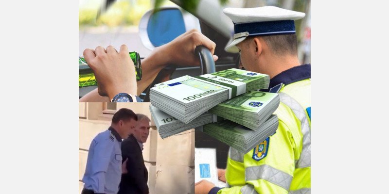 Romania: tara unde cu 3.000 de euro te scapa chiar Seful Biroului de Accidente Bucuresti, daca esti prins baut la volan
