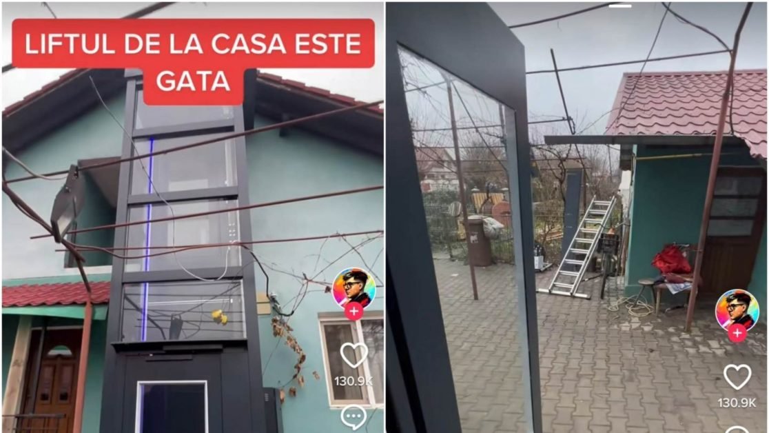 „Asta înseamnă să fii român, să îți pui în curte lift”. A vrut să se laude, dar a ajuns de râsul internetului