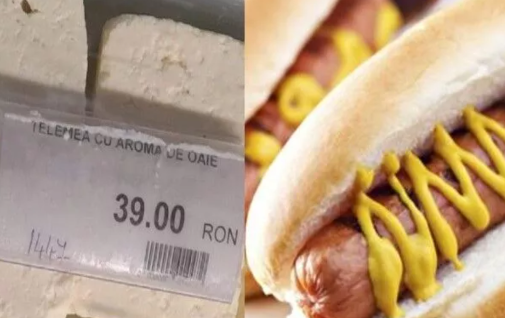 Telemea cu gust de oaie și crenvurști de porc cu doar 10% carne de porc. Asta mănâncă românii