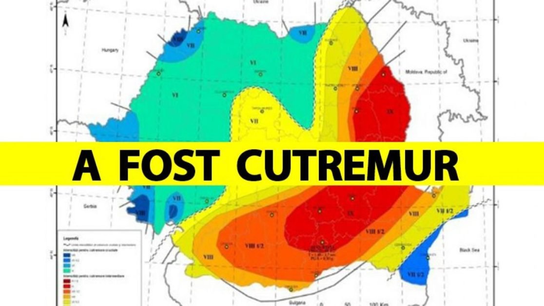 Două cutremure au fost înregistrate în această noapte în zona Vrancea