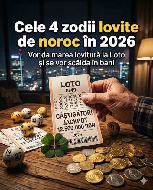 Cele 4 zodii lovite de noroc în 2026: vor da marea lovitură la Loto și se vor scălda în bani