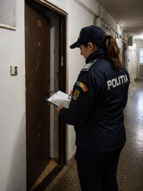 Poliția va face verificări din ușă în ușă! Milioane de români riscă sancțiuni