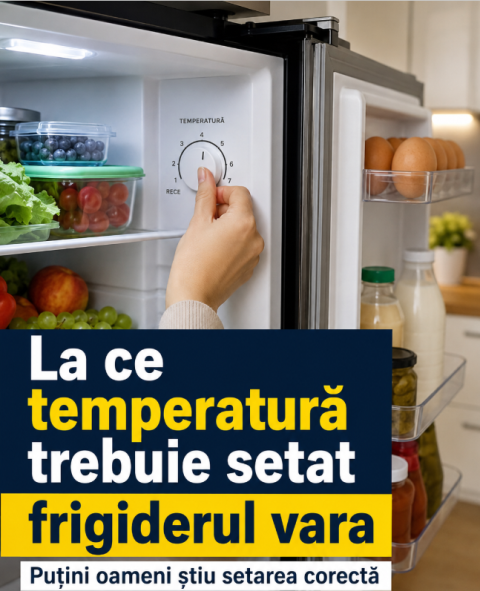 La ce temperatură trebuie setat frigiderul vara