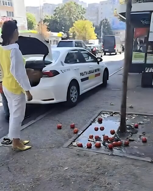 Polițist din Sectorul 1, cercetat disciplinar după ce a aruncat marfa unei bătrâne