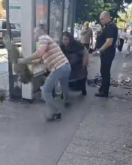 Polițist local din Sectorul 1, cercetat disciplinar după ce a aruncat marfa unei bătrâne