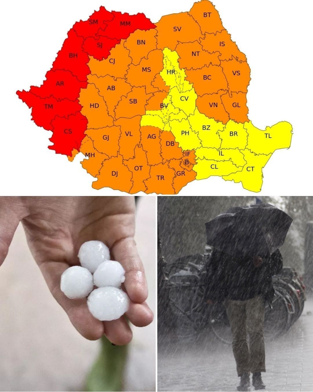 ANM anunță caniculă și ploi trei zile la rând. Ce județe sunt vizate