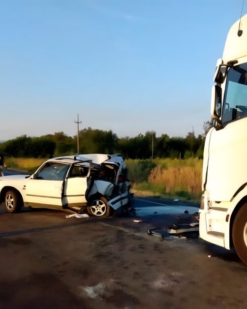 Minor de 16 ani mort în accident. Tatăl său a intrat în depășire