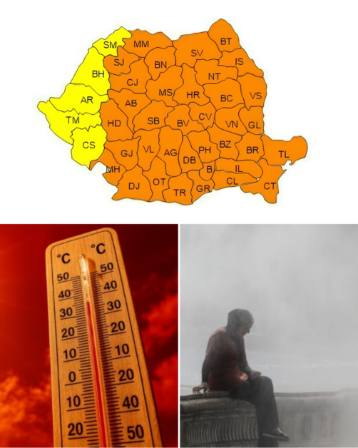 Caniculă în septembrie: 35 de grade în vest. Cod galben până la 18:00