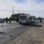 Accident pe DN2-E85: șofer de 82 de ani, rănit grav în coliziune