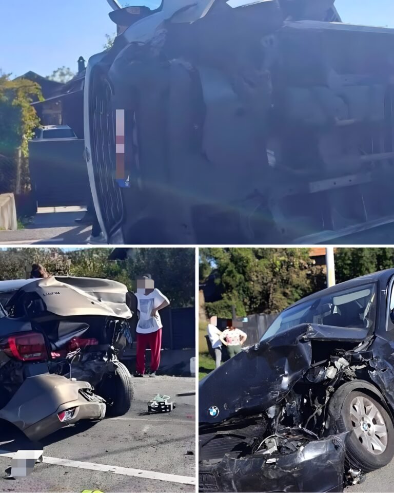 Accident grav în Argeș: patru persoane rănite în coliziune în lanț pe DN 73